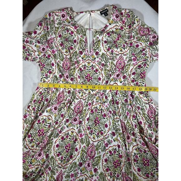 Torrid Floral Print Skater Dress Size XL - Picture 5 of 7